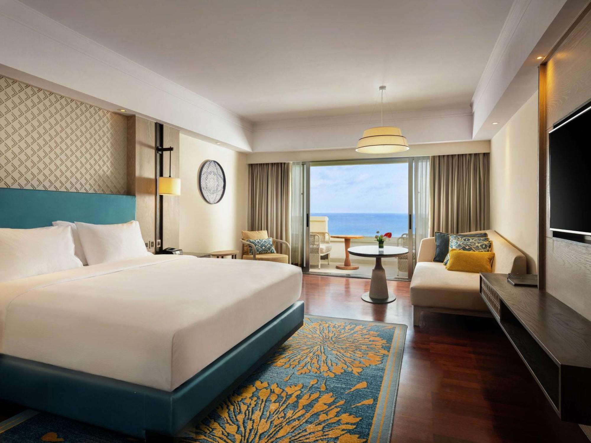 巴厘岛希尔顿度假村 努沙杜瓦 外观 照片 Deluxe Ocean View Room